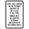 Signmission Safety Sign, 12 in Height, Aluminum, 18 in Length, 25246 A-1218-25246 - alternate 1